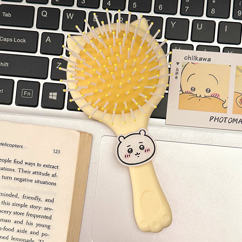 Cat ear mirror comb-yellow YKL Jiyi