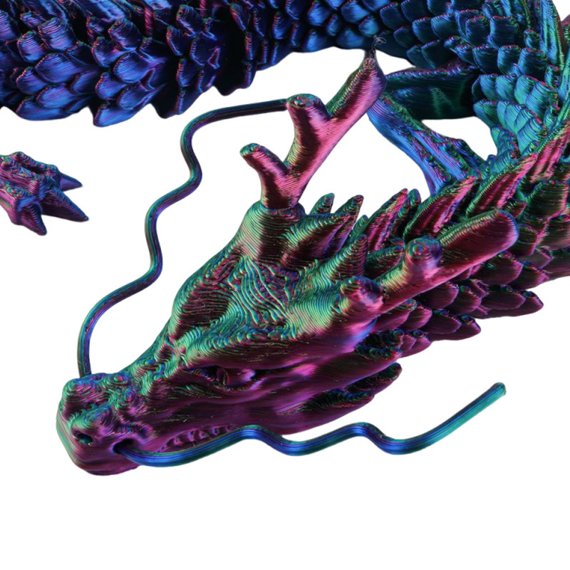 3D プリント動物のおもちゃ子供のデスクトップ装飾装飾品中国のドラゴンフィギュアドラゴン子供のおもちゃ工芸品装飾品|undefined