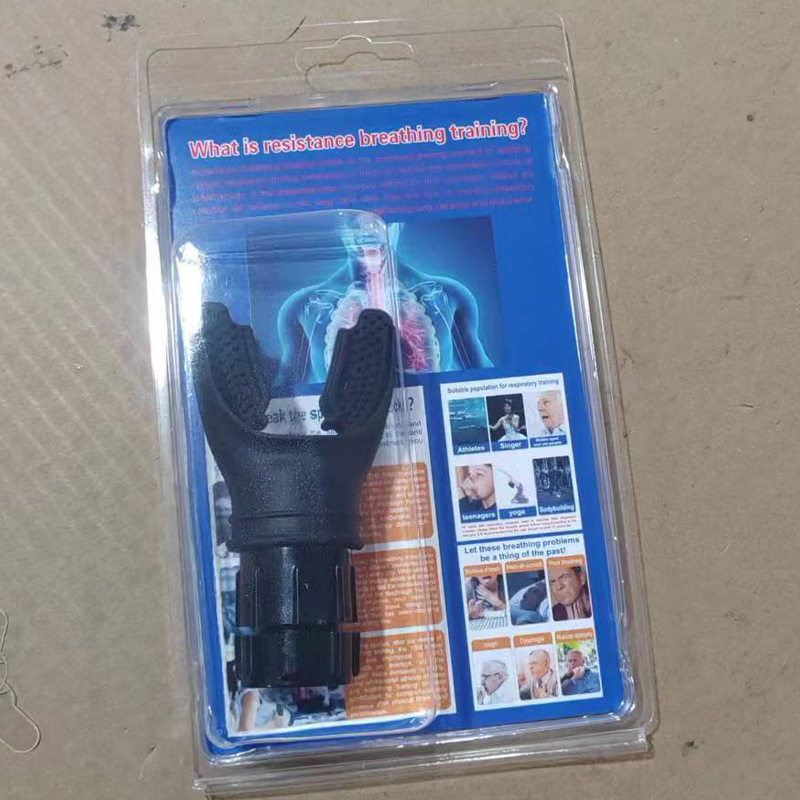 Transfronterizo en stock Fitness Trainer portátil capacidad vital abdominal respiración entrenador resistencia ajustable