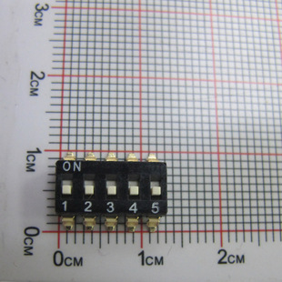 SW50-DTS-05L high dial patch dip switch, pitch2.54,5-digit DIP SWITCH