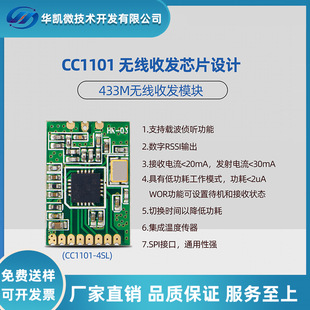 433/868 wireless transceiver module original CC1101 industrial RF chip SPI low power serial data transmission