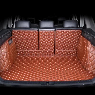 for Specific Car Models, High-Edge | Trunk Mat - full-surround-brown-small-package-delivery-24-hours-fast-delivery