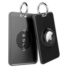 适用苹果AirTag保护套全透明卡片证件照碳纤维卡托AirTag2保护套