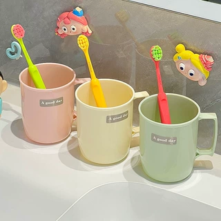 厂家定制家用漱口杯简约刷牙洗漱杯情侣塑料杯创意牙杯便携牙具