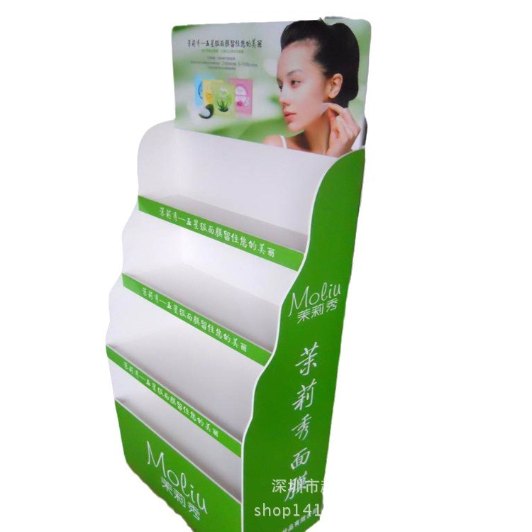 批发 PVC发泡板展示架雪弗板收银台架子便利店面膜护扶化妆品饮料