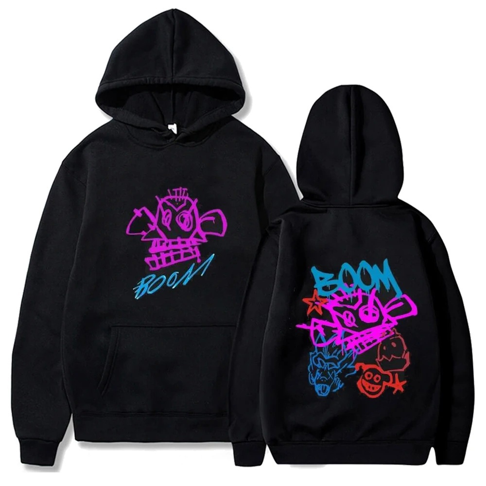 Anime Arcane Jinx Hoodies Graffiti Cartoon Hoodie Harajuku