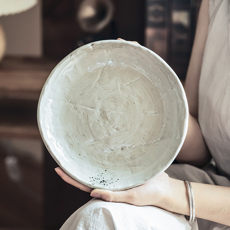 La vieja serie de cubiertos de nube hace viejos platos de cerámica juegos de platos de cerámica retrógrados platos de platos de platos de platos al por mayor