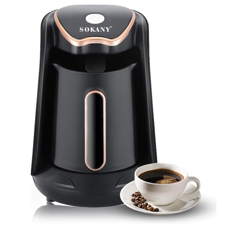 Cross-Border European Standard Coffee Machine, Convenient Household Electric Coffee Maker for Turkish Coffee Cups, Coffee Maker