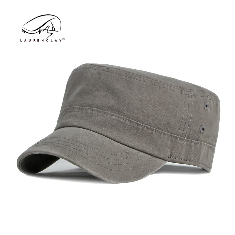 Sombrero de los hombres de primavera y verano fino lavado transpirable de algodón puro pico tapa los hombres británicos retro simple luz tablero tapa plana hombres