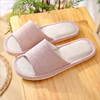 Cloth, slippers suitable for men and women indoor for beloved, Korean style, soft sole