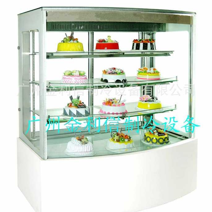 供应全透明新款立式蛋糕柜烘焙设备西点风冷冷藏保鲜冷柜