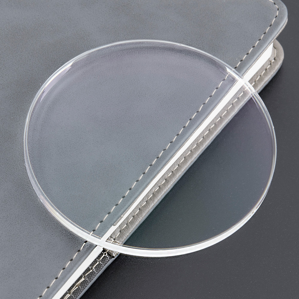 1.60MR ultra-durable blue light blocking lens, 1.61-8 frameless edge suitable unbreakable lens, white bag wholesale