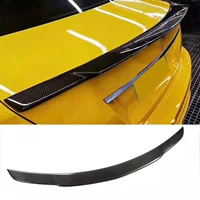 Подходит для Mercedes-Benz C-Class W204 2008-2014 годов выпуска, четырехдверный, модифицированное заднее крыло из карбона C74, фиксированное крыло