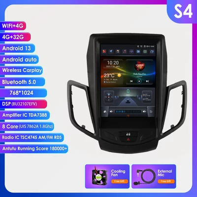 Central Control Navigation Is Suitable DVD Navigation - 432g-wifi4g-lte-version-7862-carplay-eight-core-97inch-suitable-for-ford-fiesta-09-16