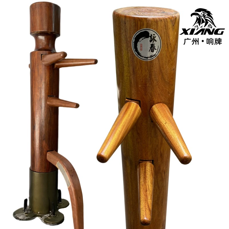 Гуанчжоу Xiangpai Wing Chun, большая вертикальная деревянная стойка для мужчин на присоске для взрослых и детей, мобильная деревянная стойка из цельного дерева Foshan