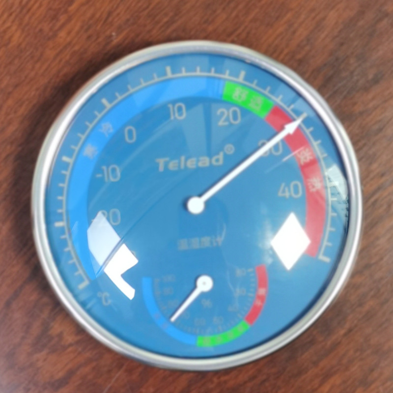 泰兴达THF50A室内外温湿度计 大圆形同TH101B