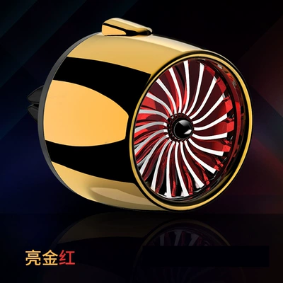 Air Vent Exclusive, Car Perfume Aromatherapy - golden-red-light