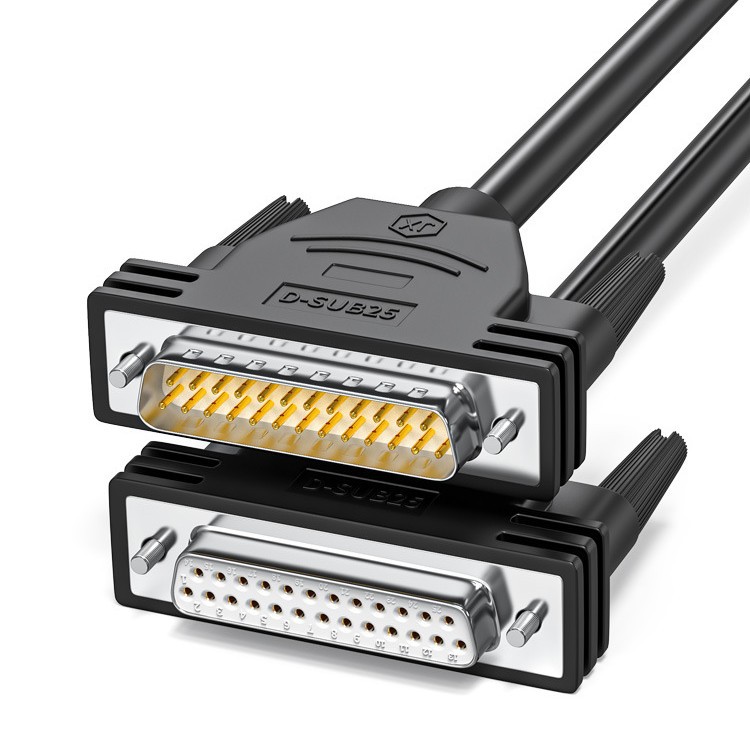 DB25 cable de extensión de cobre puro macho a macho a hembra 25 pin cable de conexión paralelo cable de datos de impresora de computadora serie