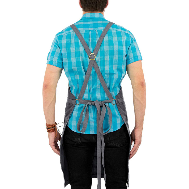 Transfronterizo Amazon lona delantal multi-bolsillo carpintería electricista jardinería café bar ropa de trabajo delantal al por mayor