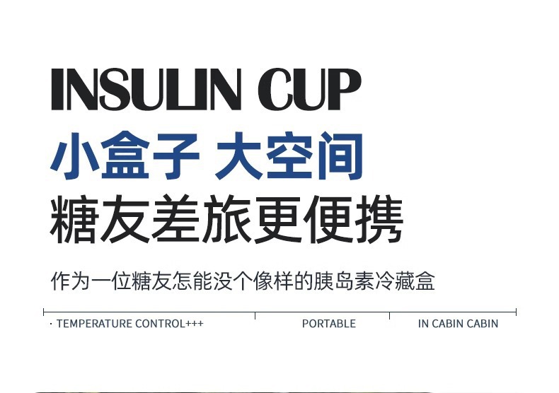 Insulin Refrigerator Portable Travel Refrigeration Cup Car Mini Refrigerator Car Home Dual-use Drug Refrigeration Constant Temperature
