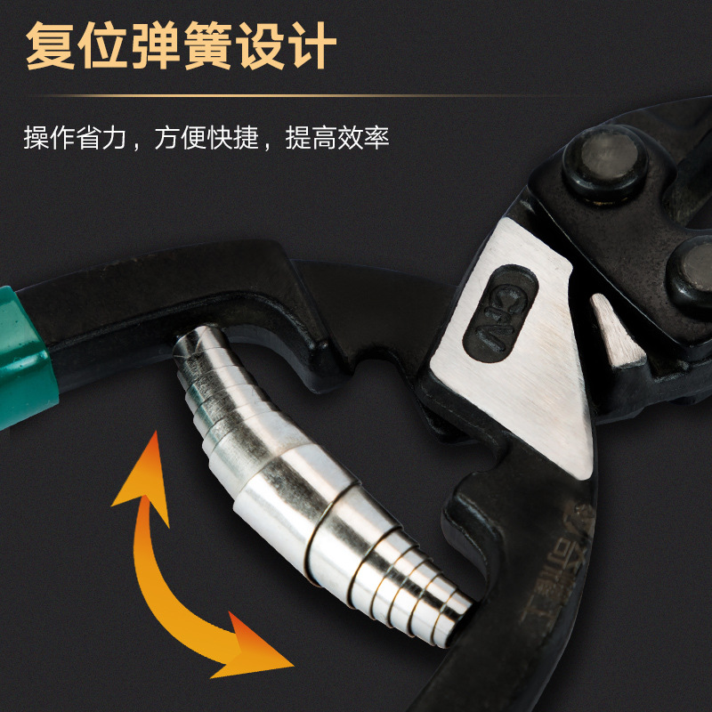 Mini ahorro de mano de obra línea quebrada Alicates de punta de águila grado industrial barra de acero corte daños alicates tijeras cerradura de alambre de acero Alambre de hierro alicates grandes alicates fuertes