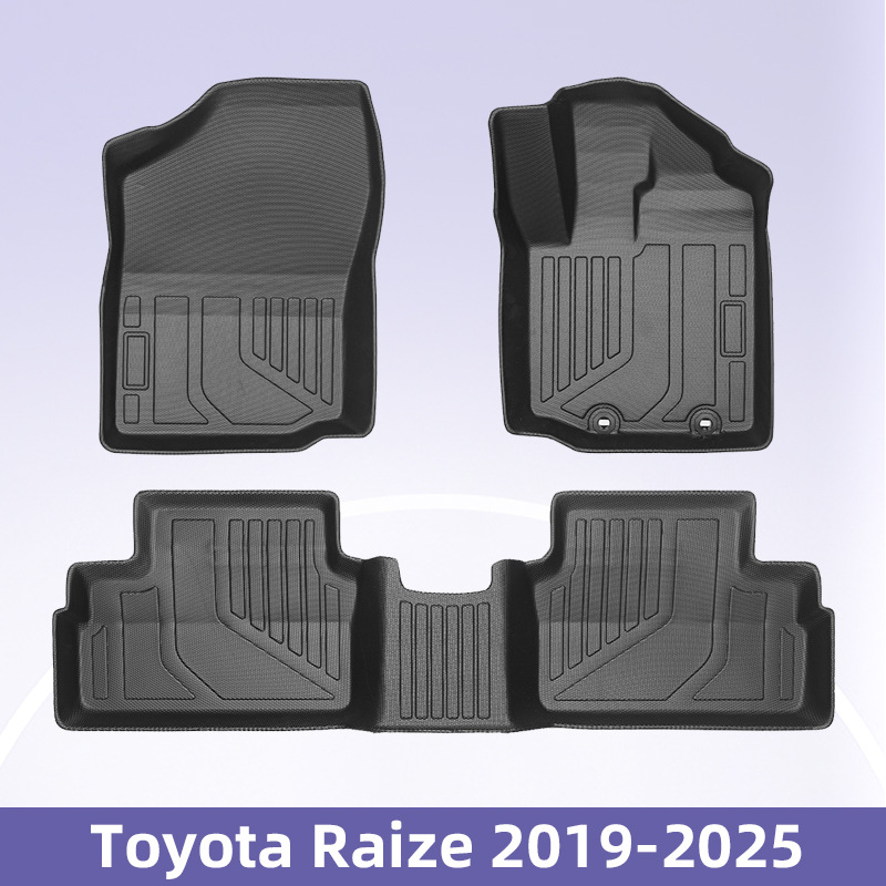Para Toyota Raize 2019-2025 timón derecho 3D para todo clima material TPE almohadilla para el maletero