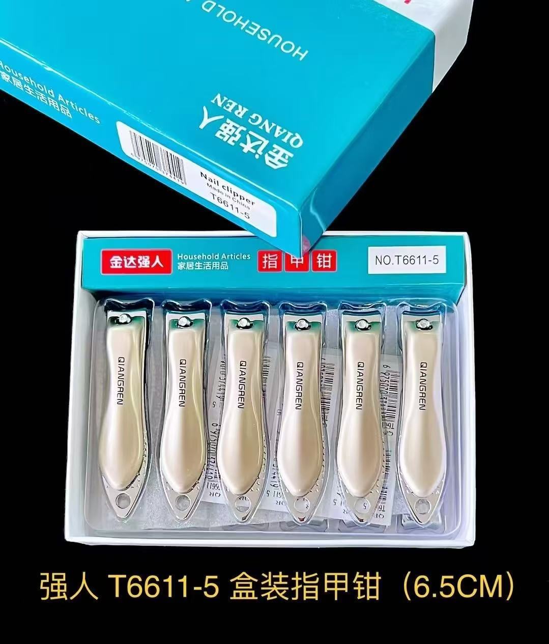 Cuchillos de uñas Jinda Strong 100 cortadores de uñas grandes, medianos y pequeños, cortaúñas de boca plana y cortaúñas de boca oblicua al por mayor