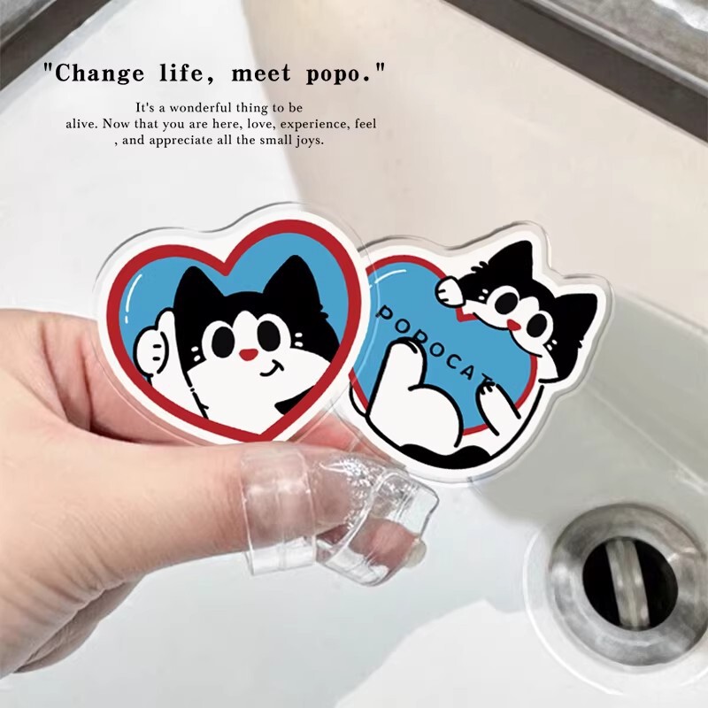 Cartoon Cat Adhesive Hook, Strong Load-Bearing, Multifunctional Household Hat and Clothes Hanger, Wall-Mounted, No-Drill Kitchen Hook Cartoon Cat Adhesive Hook, Strong Load-Bearing, Multifunctional Household Hat and Clothes Hanger, Wall-Mounted, No-Drill Kitchen Hook