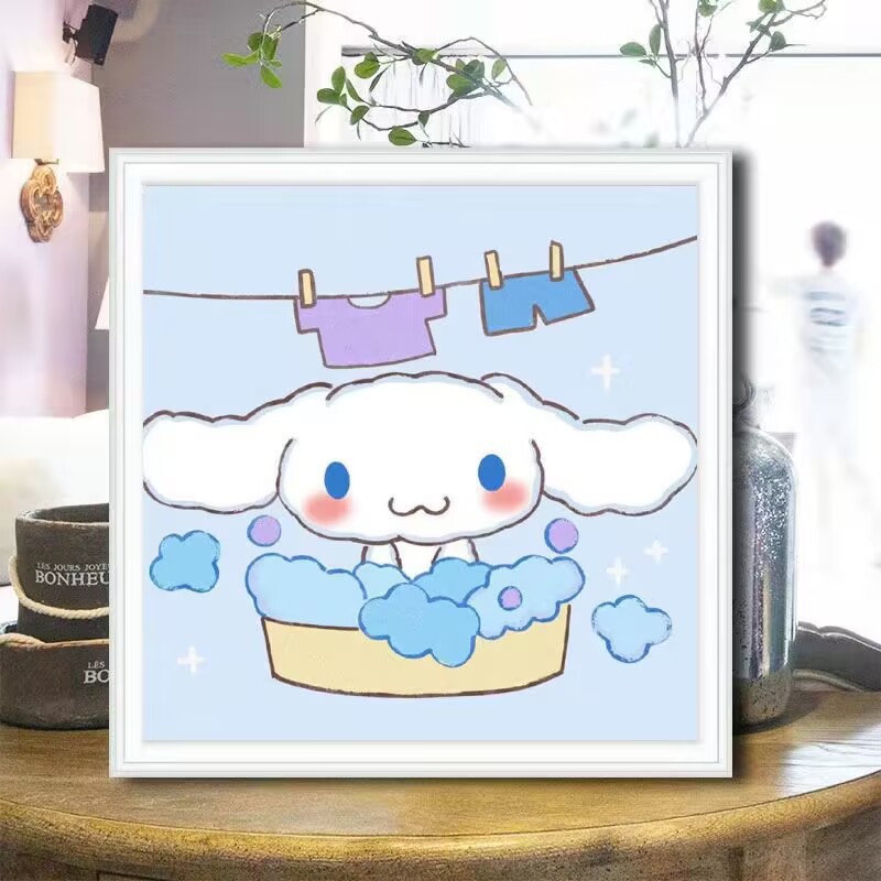 Nuevo dibujo de diamante infantil de labu diy pegatinas de diamante con marcos de fotos hechas a mano diy puzzle pegatinas de mampostería image 80