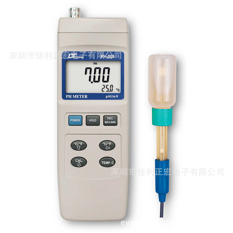 路昌PH208手持式酸碱计 酸碱度测量仪 PH值测试仪