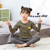 Demi-season children's set for boys, thin thermal underwear, trousers, keep warm pijama, wholesale