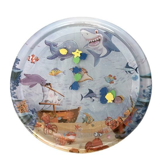 in stock Wholesale Summer Baby Round Inflatable Pat Water Mat Pat Ice Mat Pat Le Cushion Crawl Training
