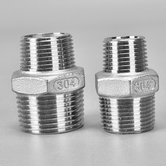 201 304 316 stainless steel variable diameter hexagonal external thread fitting Diverter fitting external thread plumbing fitting