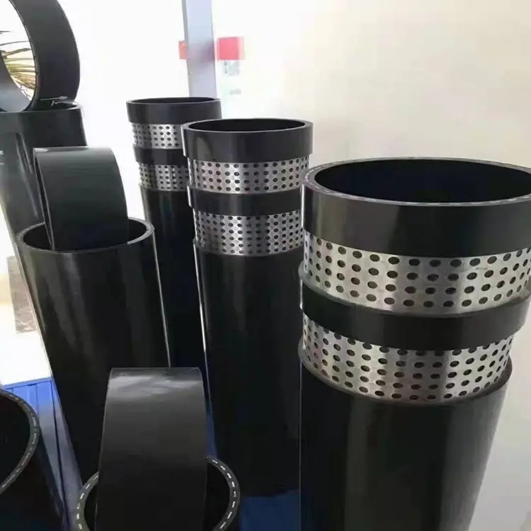 孔网钢带聚乙烯复合管厂家 DN50-DN630 壁厚5mm 6m一根
