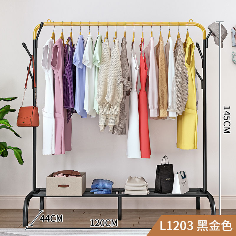 [단극형 + 후크] 길이 120CM 블랙 골드