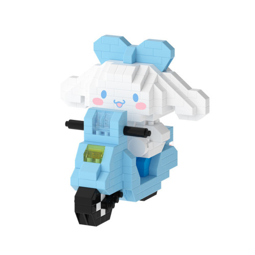 Mecanism Mini Particle Assembly Educational Toy Motorcycle Figure Building Blocks Gift for Girls K10-14