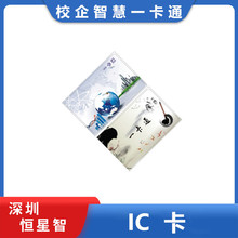 厂家感应非接触式智能复旦IC卡 M1芯片卡射频VIP会员卡门禁卡制作