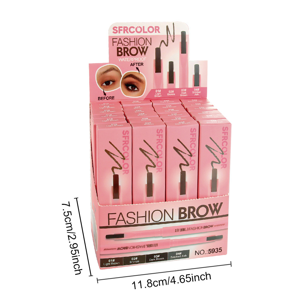 s.f.r color transfronterizo para cejas impermeables duraderas para principiantes cejas salvajes machete natural cejas pluma al por mayor