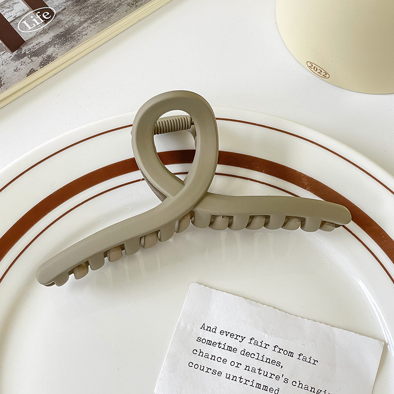 Acrílico grande, pinza de amor, pinza para el cabello, parte posterior de la cabeza femenina, pinza de tiburón, horquilla, pinza para el cabello, tocado, primavera y verano