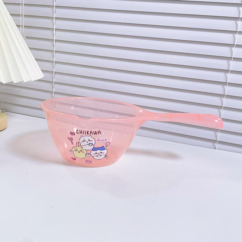 家庭用キッチンプラスチックスクープ透明ロングハンドル深水スクープ水の戦い流水スクープ漫画シャンプースプーン|undefined