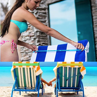 Silicone Beach Chair Towel Straps Waterproof Silicone Large Straps Waterproof Silicone Bath Towel Fixed Straps