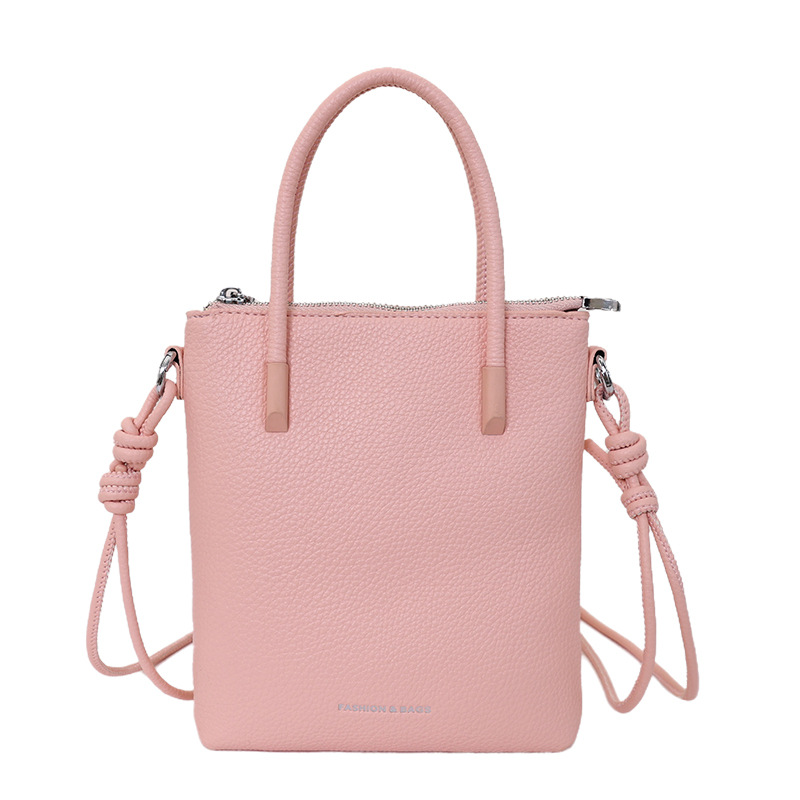 Bolsos de papas fritas de cuero suave diarios de estilo extranjero para mujeres 2026 nuevo bolso de teléfono móvil de moda simple bolso de hombro de viaje