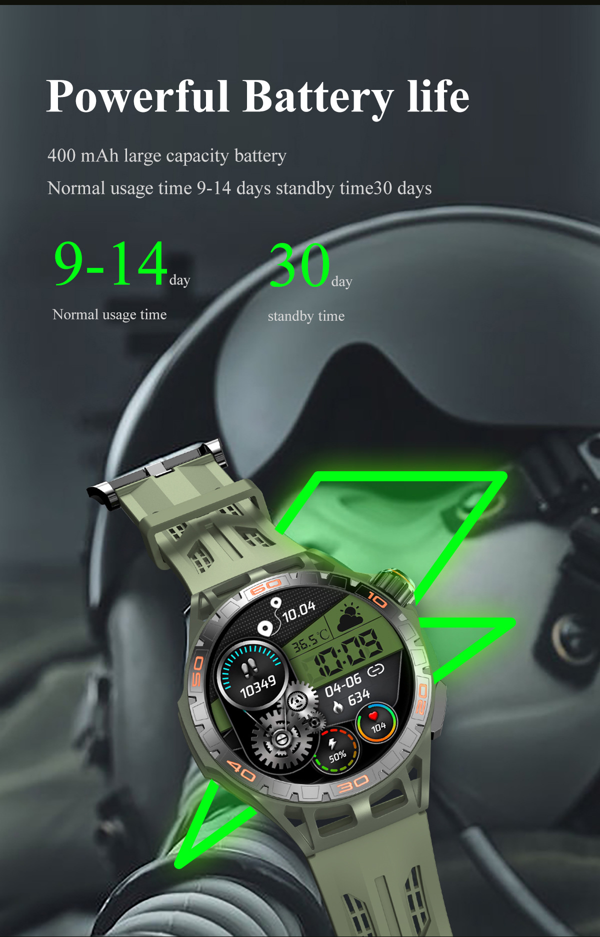 LA102 outdoor smart men sportivo orologio da chiamata Amoled BT_voghion.com