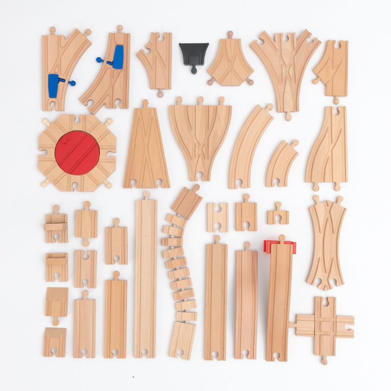 Wooden Thomas Train Bulk Track Accessories Straight Track Series Track Scene Educational Toys Wooden Thomas Train Bulk Track Accessories Straight Track Series Track Scene Educational Toys