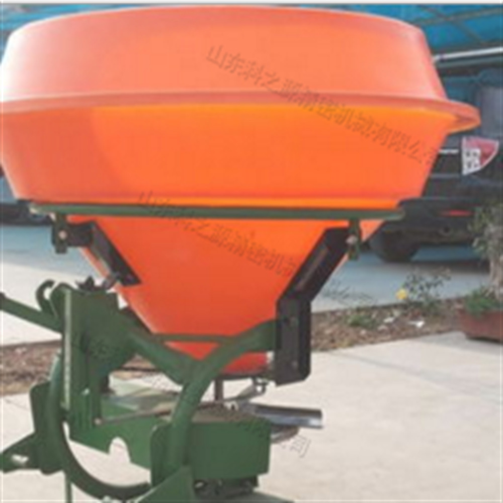 大型拖拉机后置撒肥机 大容量圆桶撒肥机 拖拉机背负耐腐蚀甩肥机