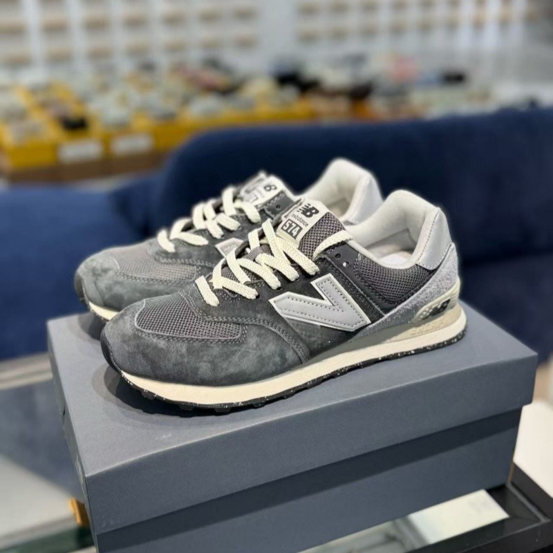 Putian Manufacturer Dad Shoes 475 Foreign Trade Live Streaming Cross-Border Supply Nb574 Breathable Height-Increasing Flat Non-Slip Shoes