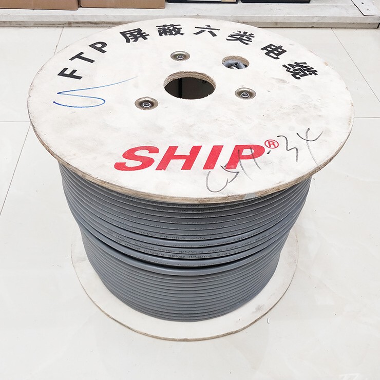 Yizhou Cat6 Category 6 F/Utp Shielded Gigabit Network Cable D185-G Low Smoke Halogen-Free D185-D Outdoor Cable D186