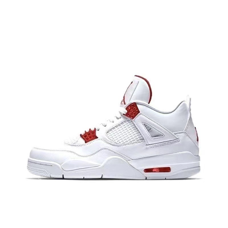 クロスボーダー AJ4 ホワイトセイルホワイトセメントパリエアクッションバスケットボールシューズジョー 4 滑り止め男性と女性の靴スポーツシューズ 36-46|undefined