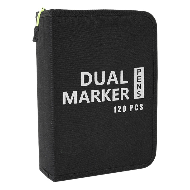 120 color 72 color 60 color de doble cabeza acuarela pluma traje de cabeza suave gancho pluma arte de los niños pintura cepillo pintura material suministros