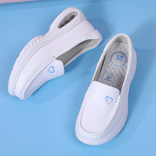 现货护士鞋真皮女气垫软底透气不累脚医院工作鞋跨境批发一件代发